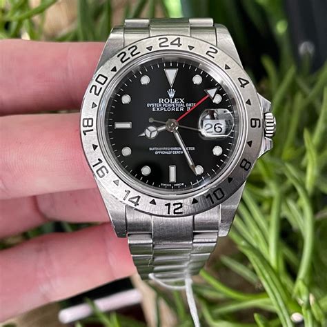 rolex explorer 2 on suit|rolex explorer 2 for sale.